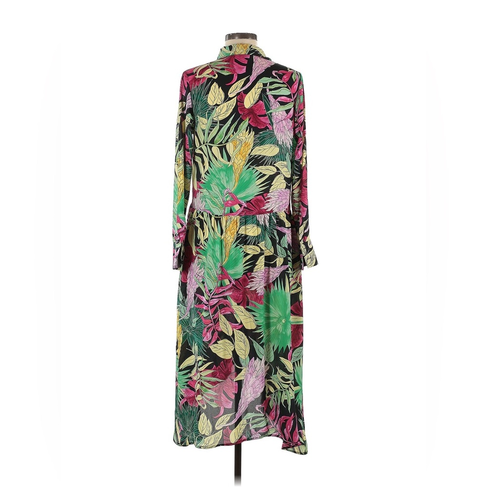 MONKI | Small | Tropical Floral Button Up Cover Dress